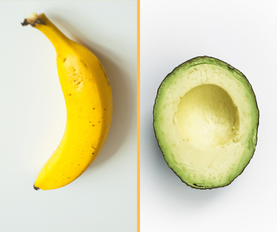 Papinha de Frutas – Banana com Abacate